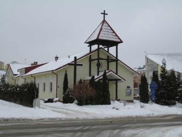 Wygląd kościoła i kaplicy - luty 2013